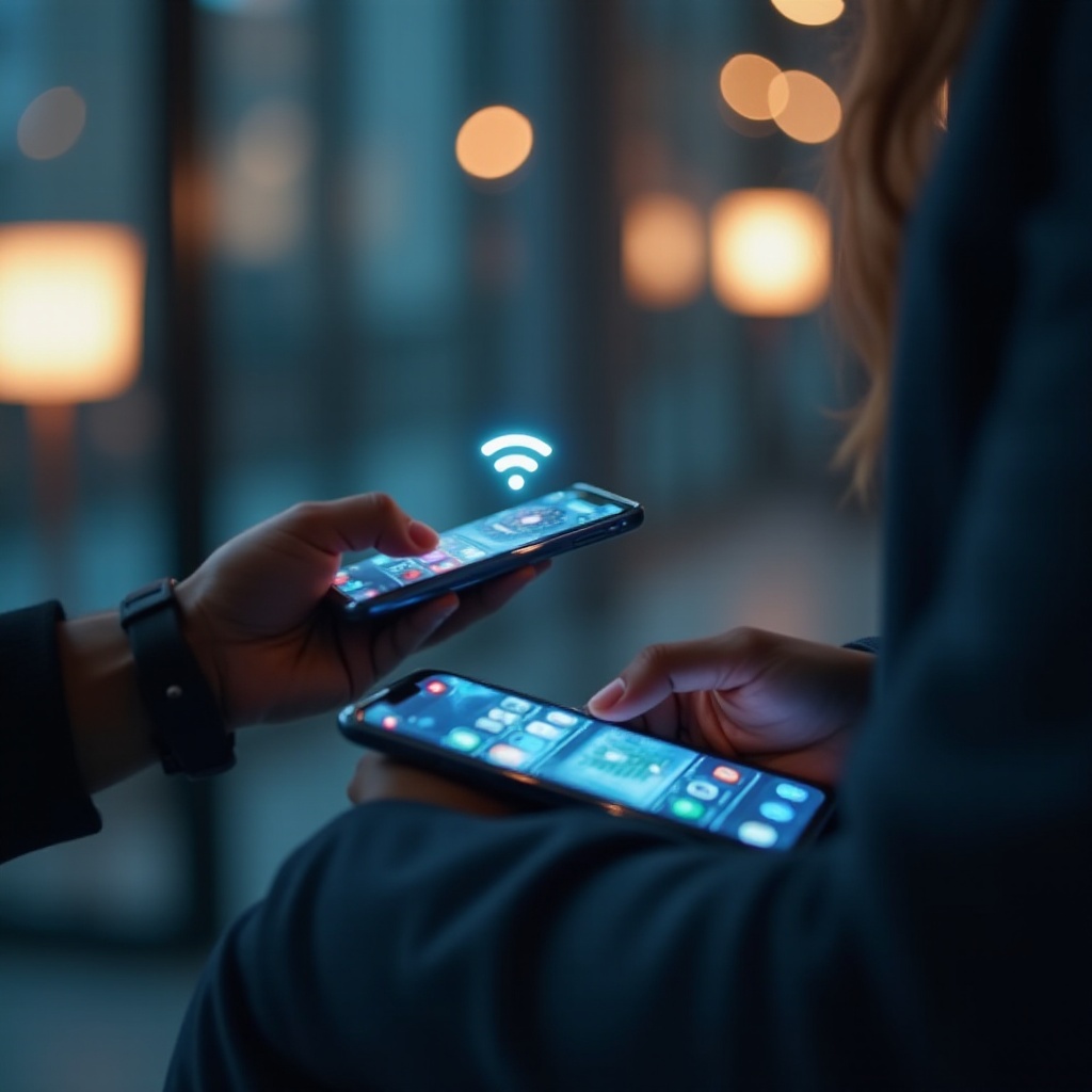 как поделиться wifi с телефона на телефон