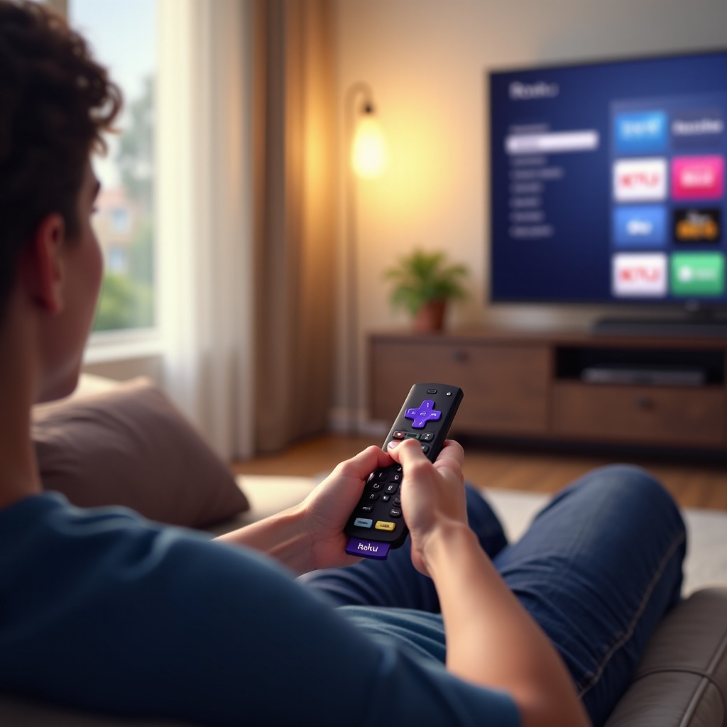 jak wyczyścić pamięć podręczną na telewizorze Roku za pomocą pilota